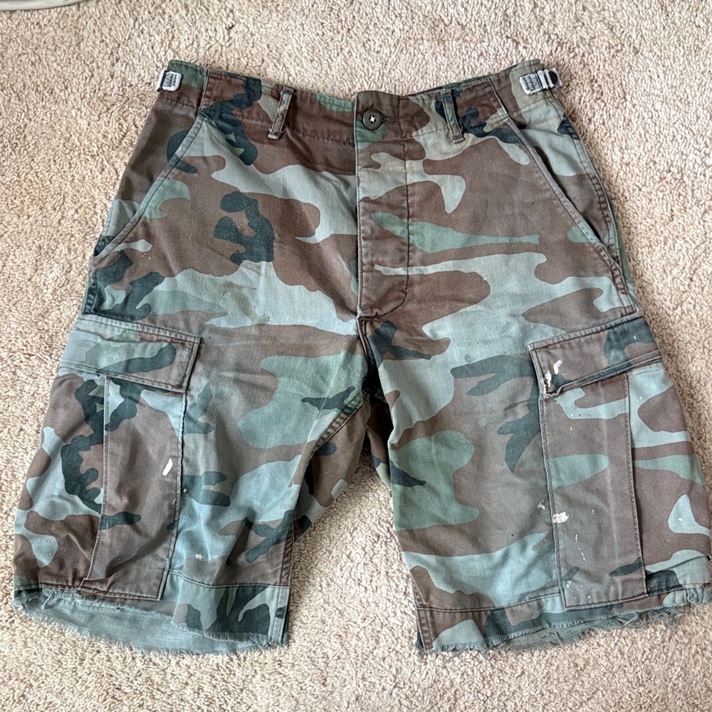 Camouflage Cargo Unisex Shorts